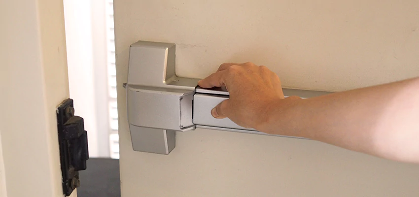 Roller Gate Panic Bar Installation in Sierra Madre, California